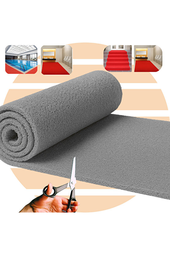 Kıvırcık Paspas İç Dış Zemin Halı Yolluk Kapı Önü Havuz Banyo Duş İş Yeri Apartman Paspası 12mm