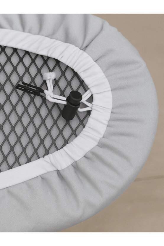 Ütü Masası Kılıfı Lastikli Keçeli Yanmaz Ütü Masası Örtüsü Bezi Gri 50x150 CM