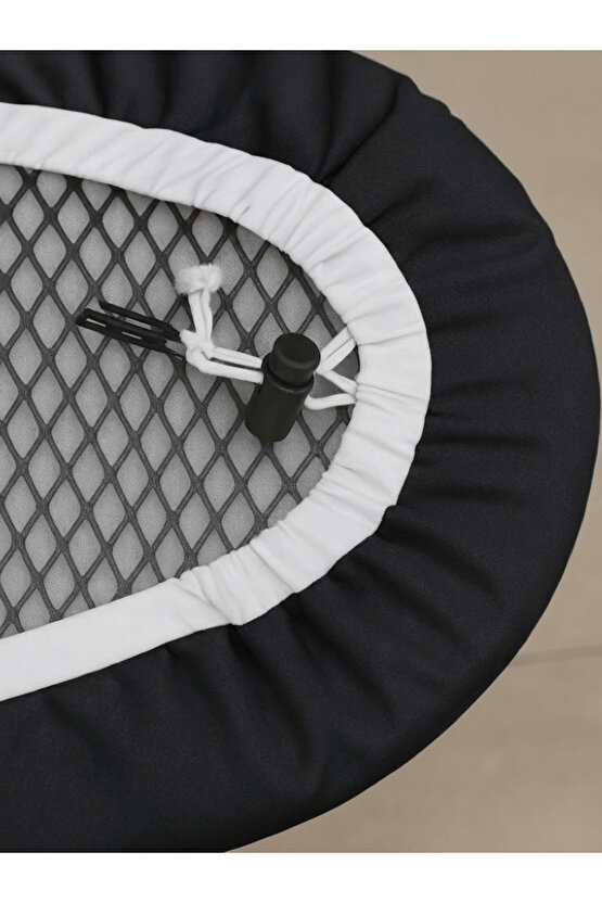 Ütü Masası Kılıfı Lastikli Keçeli Yanmaz Ütü Masası Örtüsü Bezi Siyah 50x150 CM