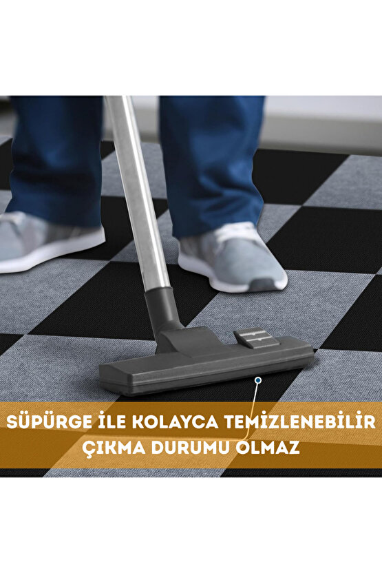 Kendinden Yapışkanlı Halıfleks Keçe Kaymaz Ev Tekne Ofis Yat Denizlicik Marina Karo Halısı 50x50 CM