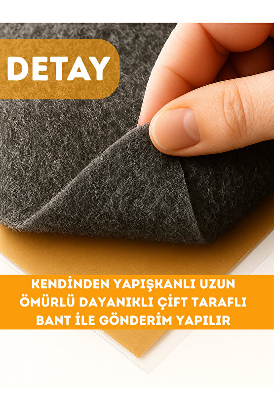 Kendinden Yapışkanlı Bagaj Kaplaması Keçe Oto Zemin Kapı Çatı Dayanıklı Uzun Ömürlü Araç Kaplama 3mm