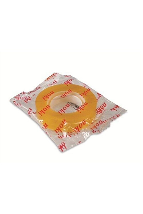 5 Paket (60 Adet) 12mmx33m Şeffaf Büro Bandı Para Bandı