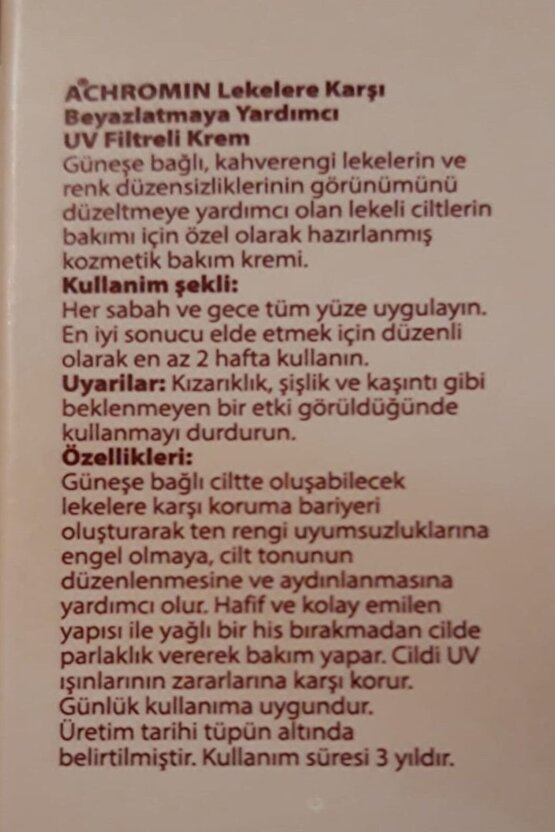 Beyazlatıcı Krem 45 ml