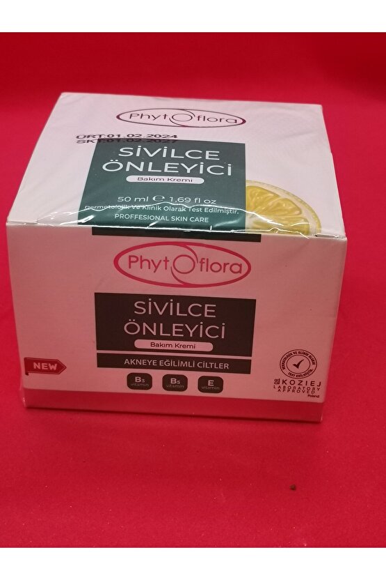 Sivilce önleyici bakım kremi
