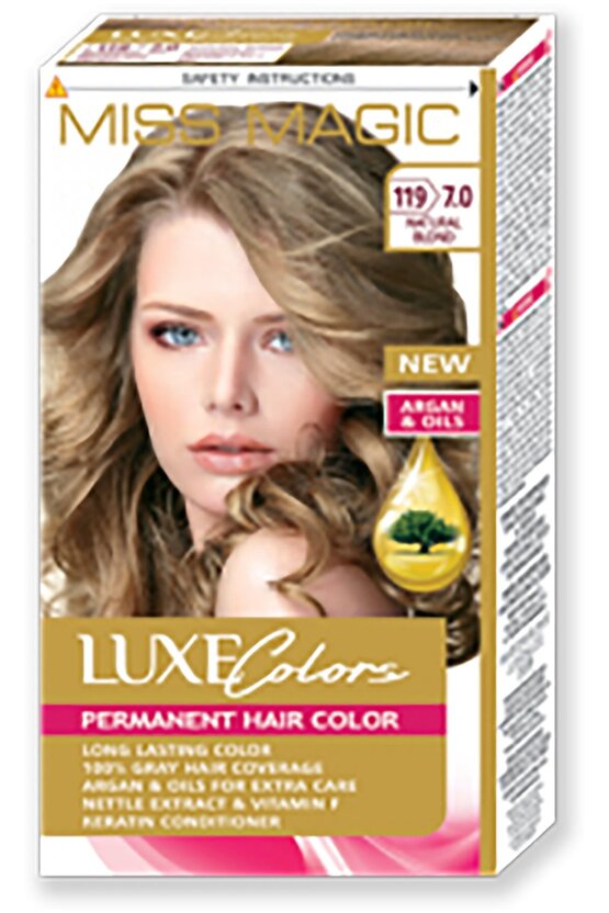 Saç Boyası (set Boya) Sarı 7,0 (119 Natural Blond)