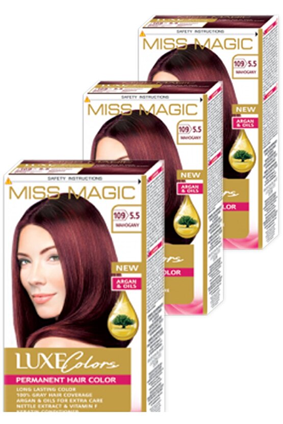 Saç Boyası 5,5 Set Boya 3lü Set