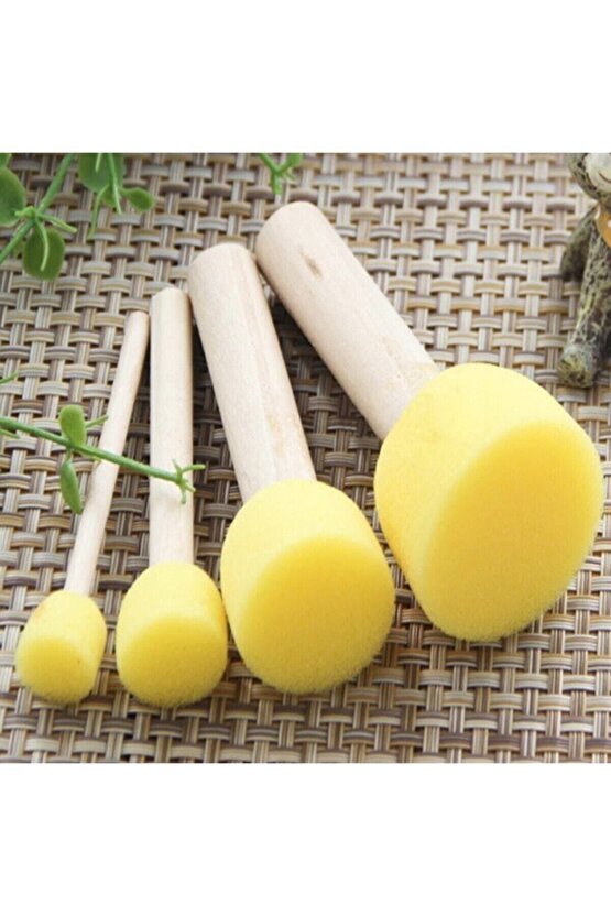 Sünger Tampon 4 Farklı Boy Baskı Süngerleri