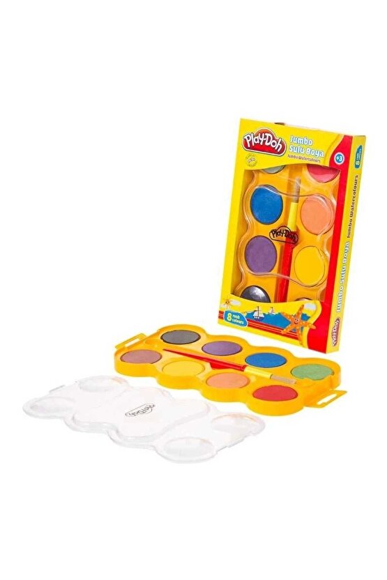 Play-doh 8 Renk Jumbo Sulu Boya 40 Mm Su005