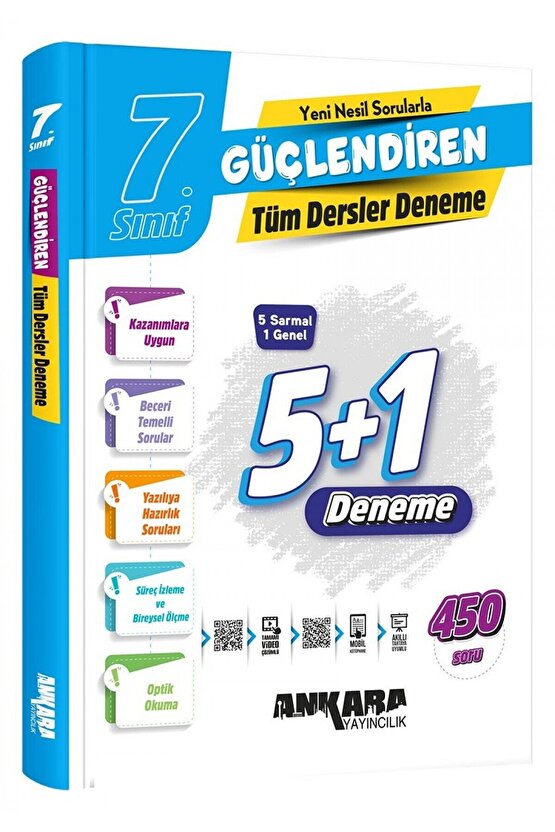 7.Sınıf Güçlendiren Tüm Dersler Deneme Sınavı