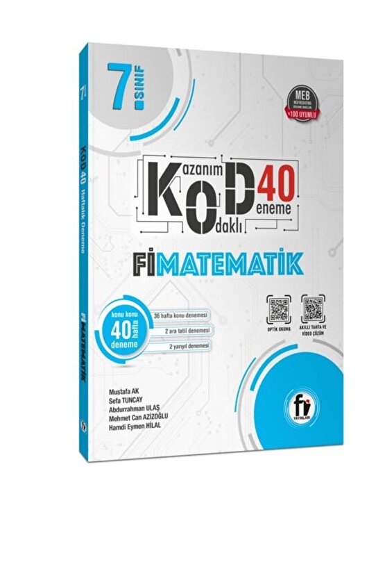 Fi Yayınları 7.SINIF MATEMATİK KOD40 DENEME