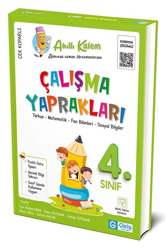 4. Sınıf Akıllı Kalem Çalışma Yaprakları