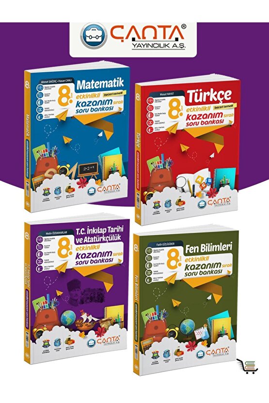 8.Sınıf Etkinlikli Beceri Temelli Soru Bankası Seti 4 Eser