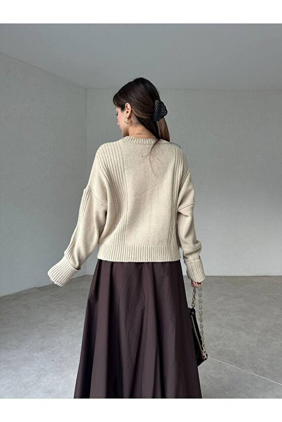 Kadın Kısa Triko Hırka