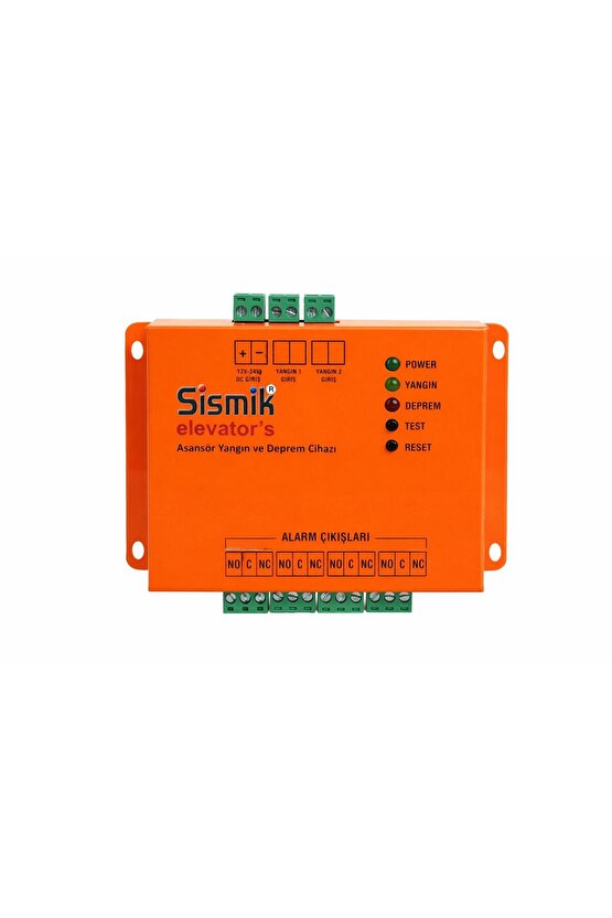 SİSMİK ELEVATORS ASANSÖR DEPREM UYARI VE YANGIN ALARM CİHAZI
