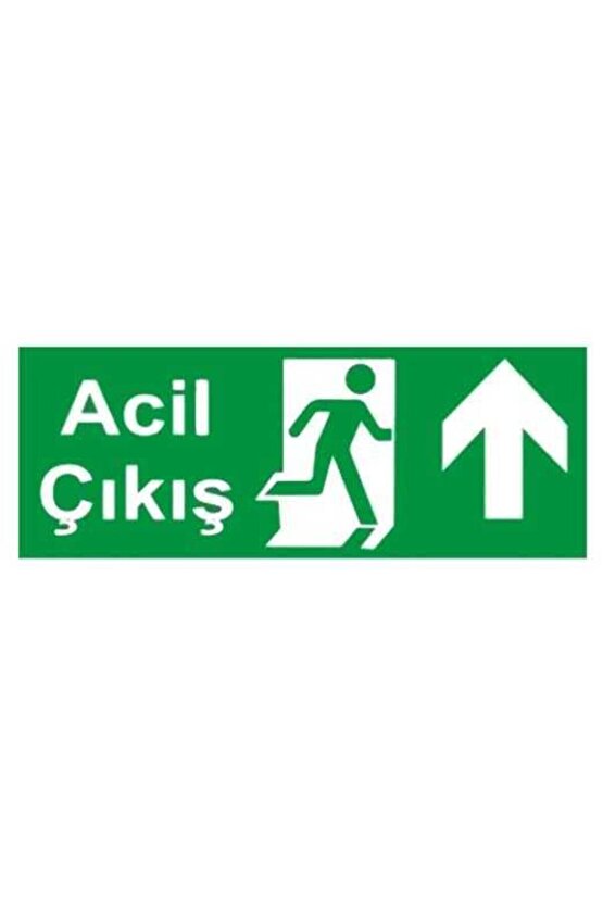 ACİL ÇIKIŞ LEVHASI YUKARI PVC