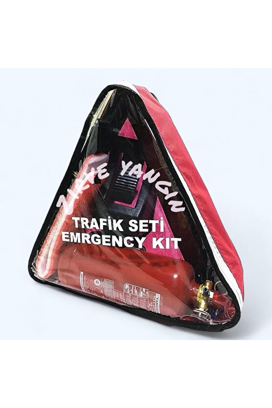 1kg Yangın Söndürücü Trafik Seti Tüvtürk Uyumlu