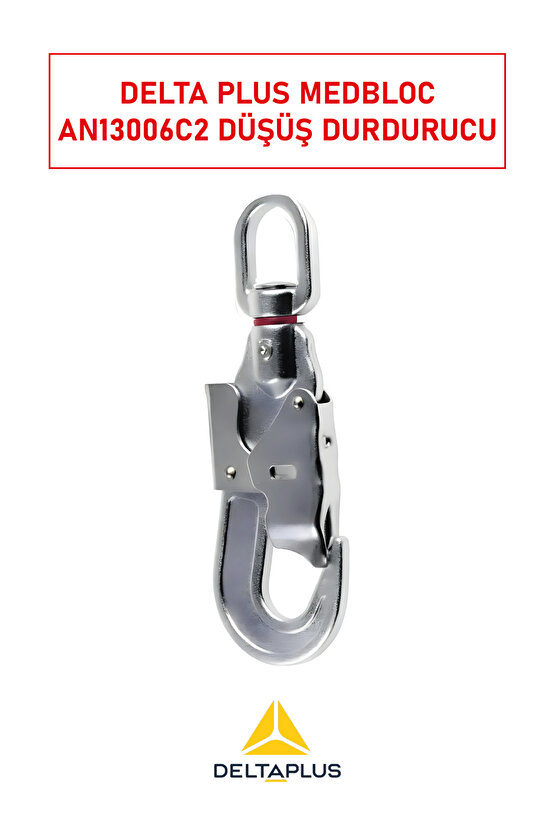 MEDBLOC AN13006C2 | 6 Metre Çelik Halatlı Otomatik Geri Sarımlı Düşüş Durdurucu