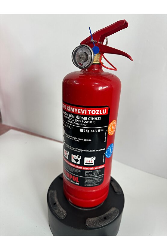 Yangın Söndürücü - 1 Kg.  Tsen 615 Abc  Montaj Aparatlı