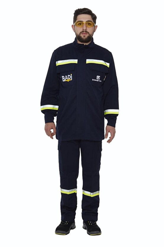 ALİMİNUZE VİSKON RADYAN ISI VE ERİMİŞ METAL ERİYİK CEKET PANTALON