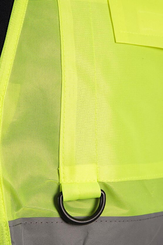 REFREKTÖRLÜ MÜHENDİS YELEĞİ CEPLİ