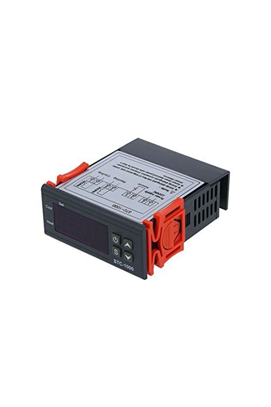 STC-1000 12V Dijital Termostat - Kuluçka ve Akvaryum Isı Kontrol Kartı (Sensörlü)