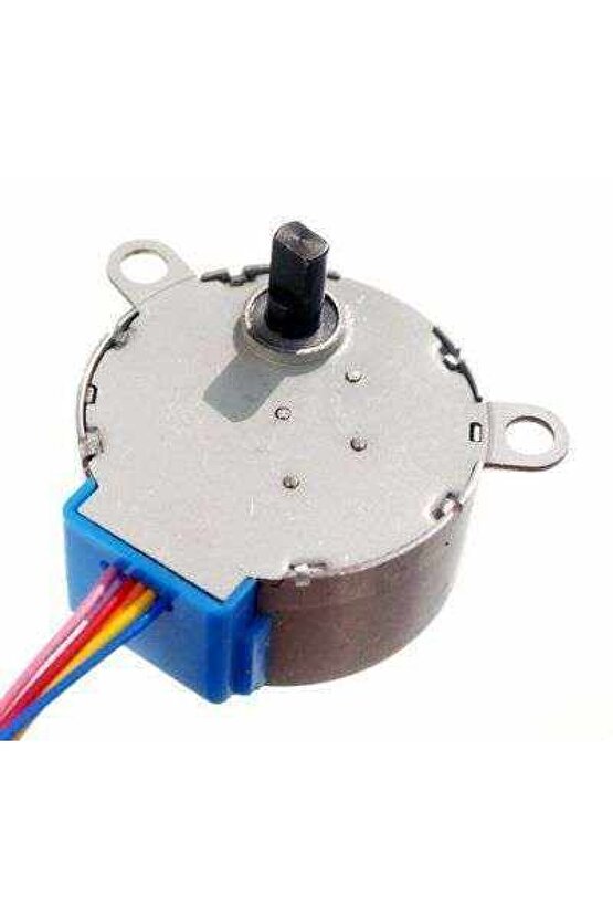 28 Byj-48 Redüktörlü Step Motor Ve Uln2003 Step Motor Sürücü Kartı Yeşil