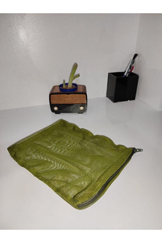 Fermuarlı Akvaryum Filtre Malzeme Filesi, Filtrasyon Torbası, 18x20cm Torba File