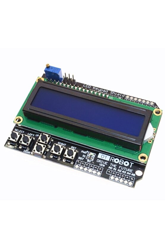 Arduino Lcd Keypad Shield 1602 - 16x2 Lcd Ekran Ve Tuş Takımı Uyumlu