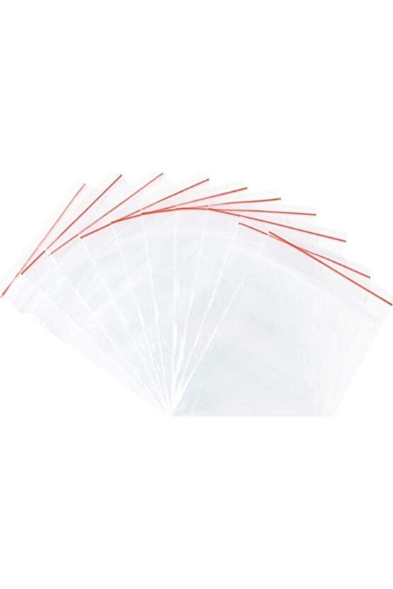 Kilitli Torba Şeffaf 13 X 16 Cm Cm 100lü Paket Kilit Poşet