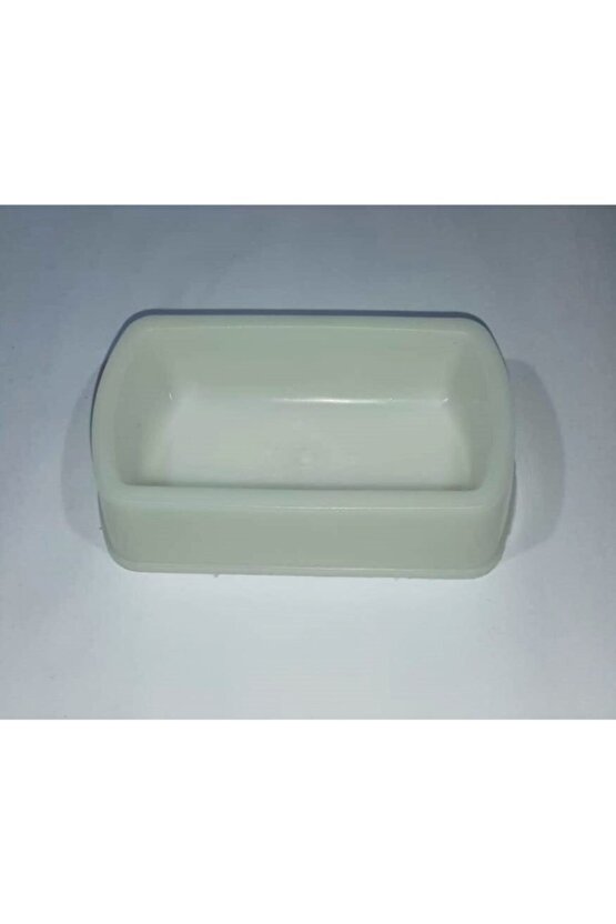 Kuş Ve Hamster Için Yemlik Yer Mama Kabı - 1 Adet - 7x12x3,5cm