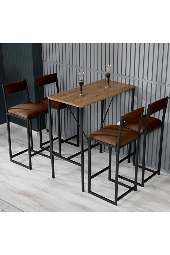 Zürih Bar Sandalyesi Ada Mutfak Sandalyesi Bar Taburesi