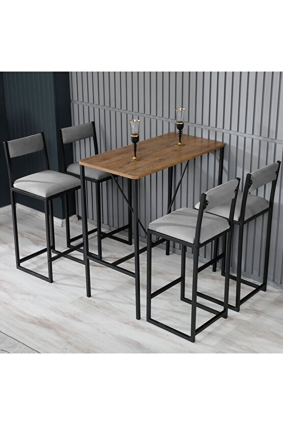 Zürih Bar Sandalyesi Ada Mutfak Sandalyesi Bar Taburesi