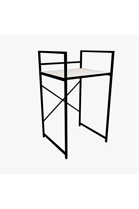 Banyo Rafı Çamaşır ve Kurutma Makinesi Dolabı Beyaz 1624