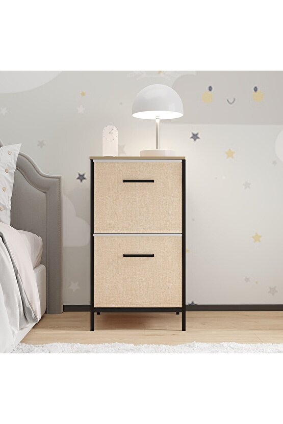 Çocuk 2 Çekmeceli Orta Boy Komodin Sehpa