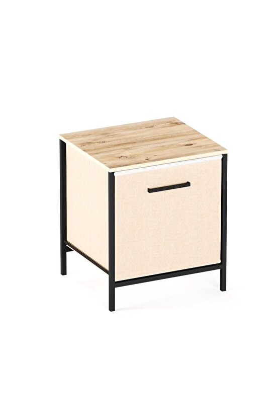 Çocuk Dolap 1 Çekmeceli Komodin Sehpa Çam 1598