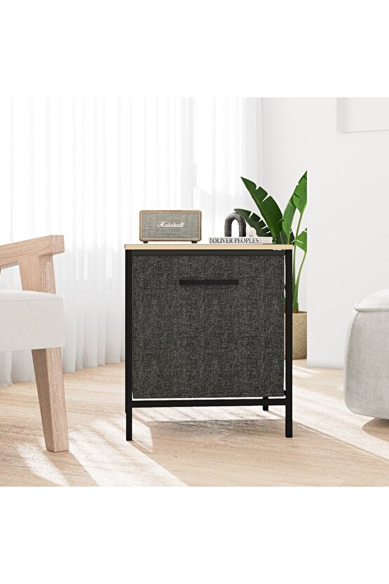 Çok Amaçlı Dolap 1 Çekmeceli Komodin Sehpa