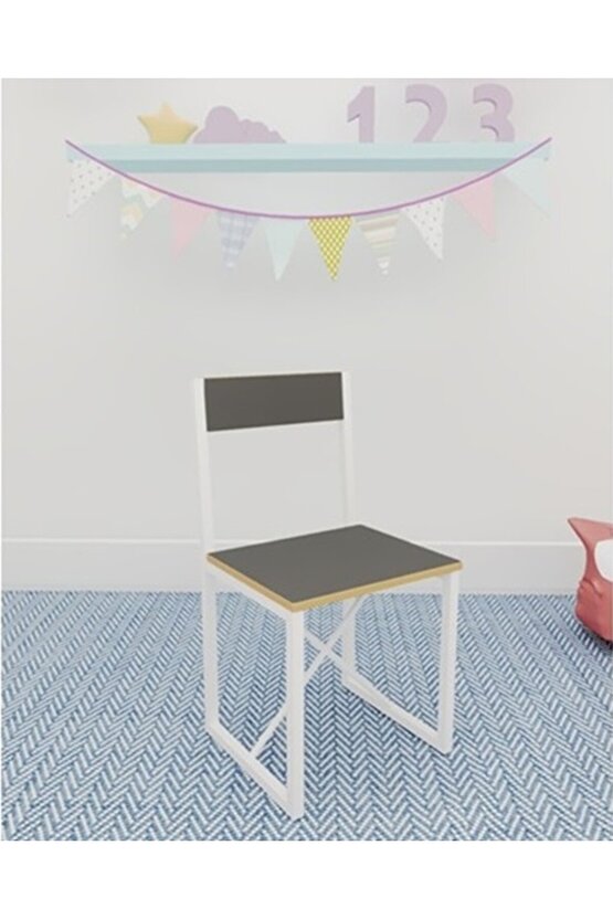 Çocuk Çalışma Masası ve Sandalyesi Oyun Etkinlik Aktivite Masası