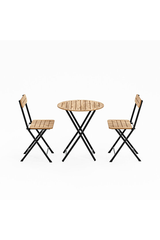 Bistro Takım Bahçe Masa Sandalye Yuvarlak