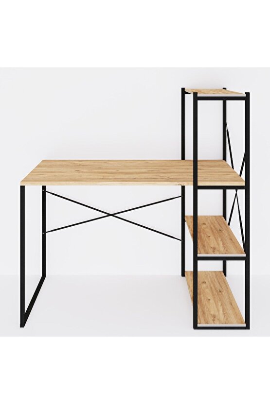 Kitaplıklı Çalışma Masası Bilgisayar Ofis Masası