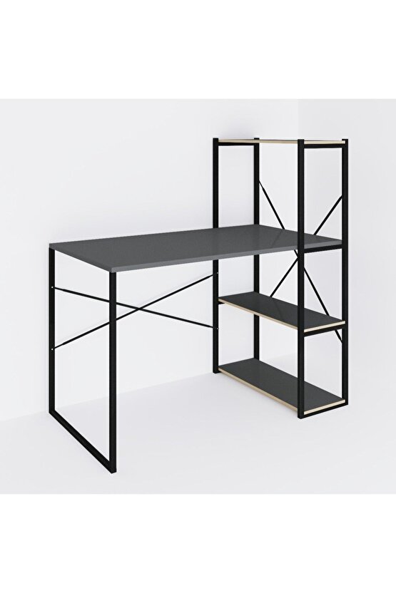 Kitaplıklı Çalışma Masası Bilgisayar Ofis Masası