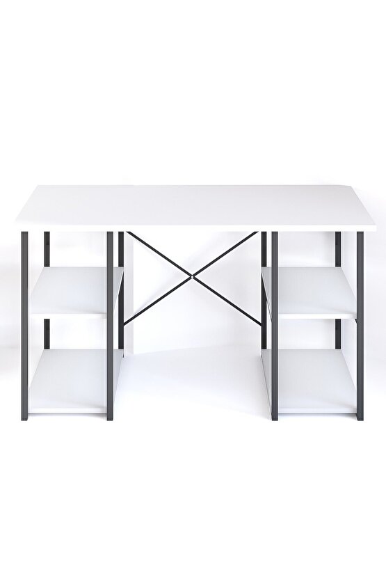 4 Raflı Çalışma Masası Bilgisayar Masası