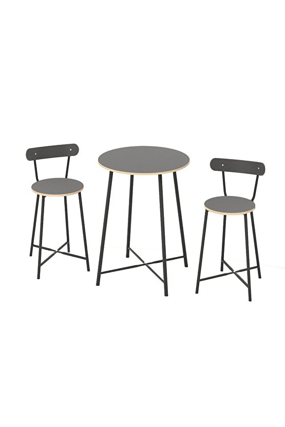 Mutfak Oval 2 Kişilik Bar Yemek Masası
