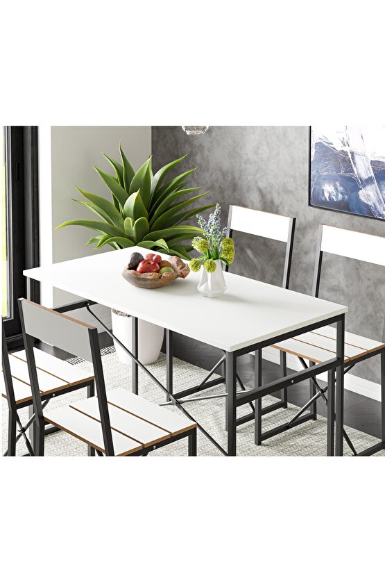 Atlantik Mutfak Masası Yemek Masası Takımı