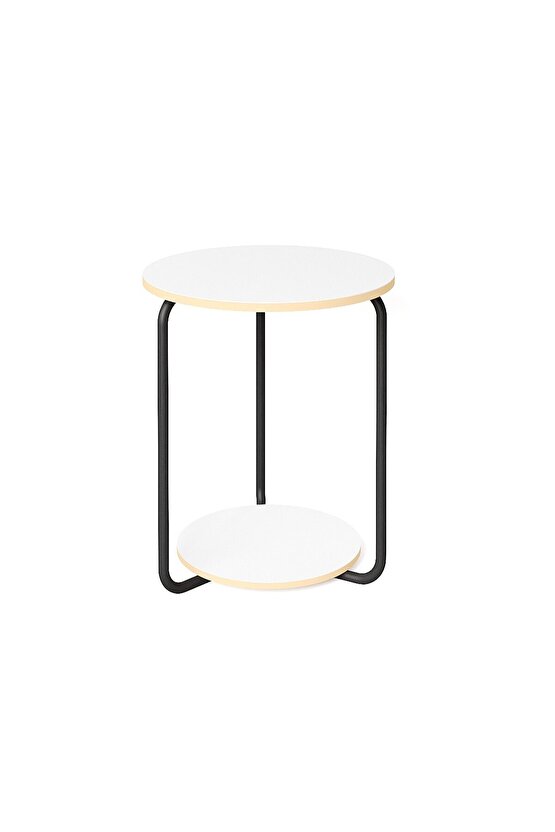 Yuvarlak Dekoratif Zigon Sehpa Orta Sehpa