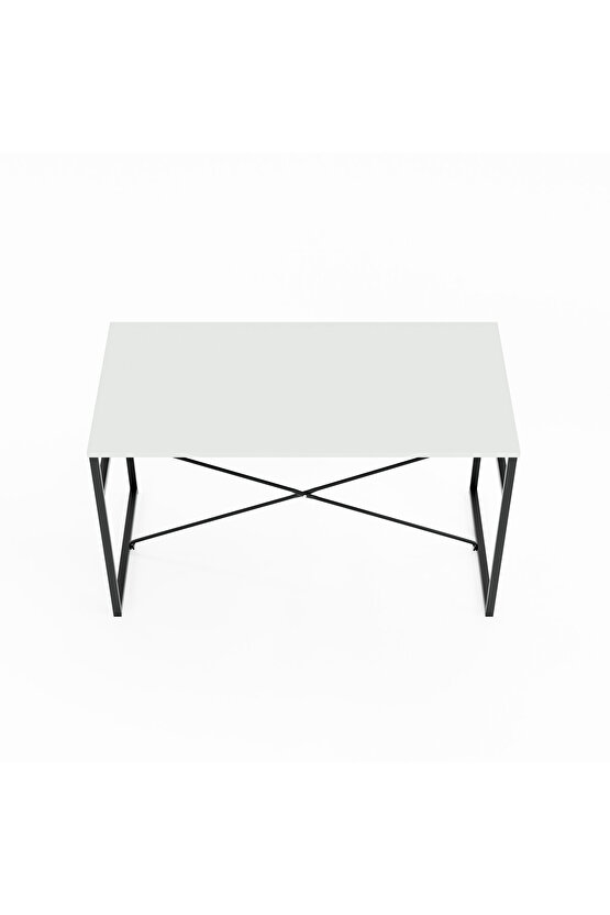 Mutfak Masası Yemek Masası Salon Masası 4 Kişilik 120x60 Masa Beyaz 1535