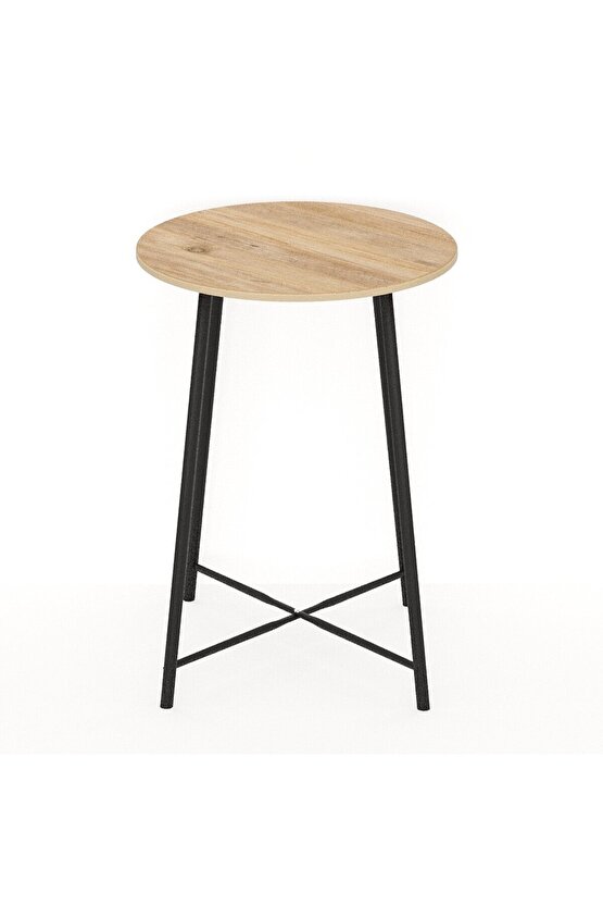 Bar Masası Yuvarlak Mutfak Masası Bistro Masa Çam 1519