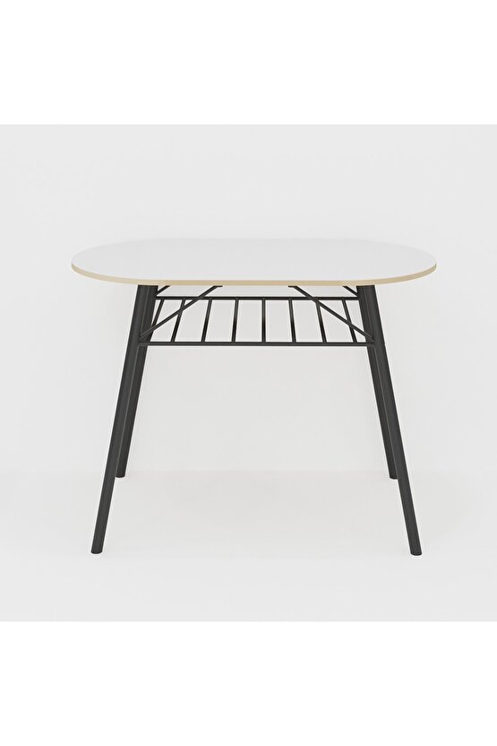 2 Kişilik Mutfak Bahçe Masa Sandalye Seti Beyaz 1466