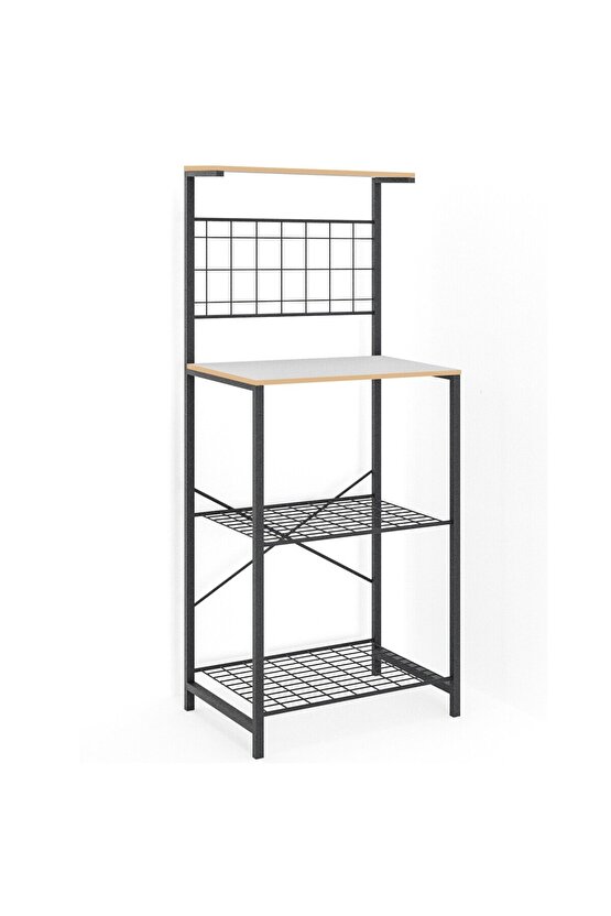 Çok Amaçlı Dolap Mutfak Bango Masa Dar Beyaz 1437