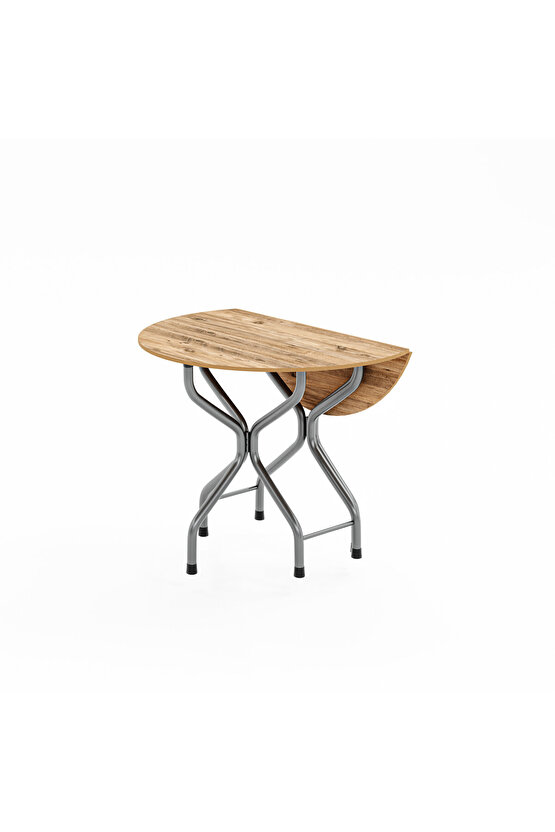 Mutfak Masa Sandalye Takımı Bahçe Yemek Masa Seti Yuvarlak Çam 1387