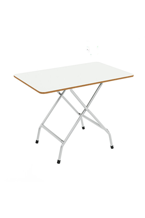 50x80 Beyaz Katlanır Masa Ve 2 Adet Sandalye Seti 1130